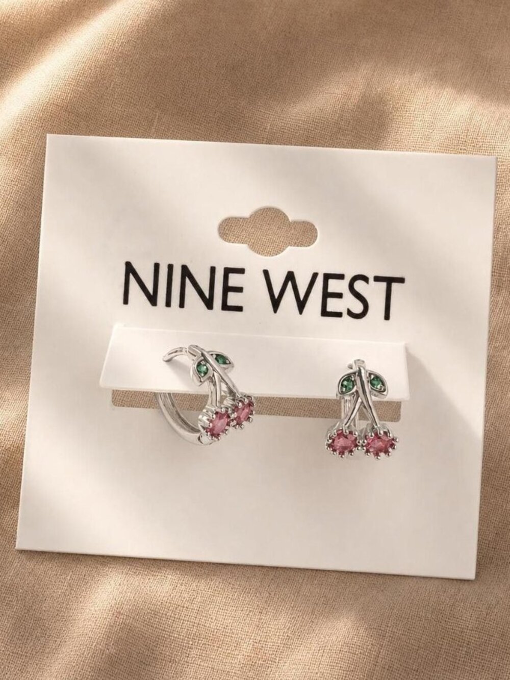 Cherry Huggie Earrings